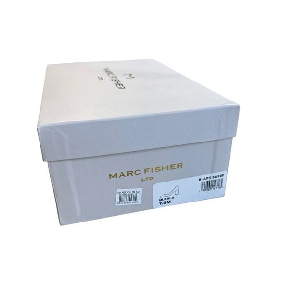 Marc Fisher Womens ZALA Black Suede Pointy Toe Pumps NEW Size 7.5 - Picture 10 of 13